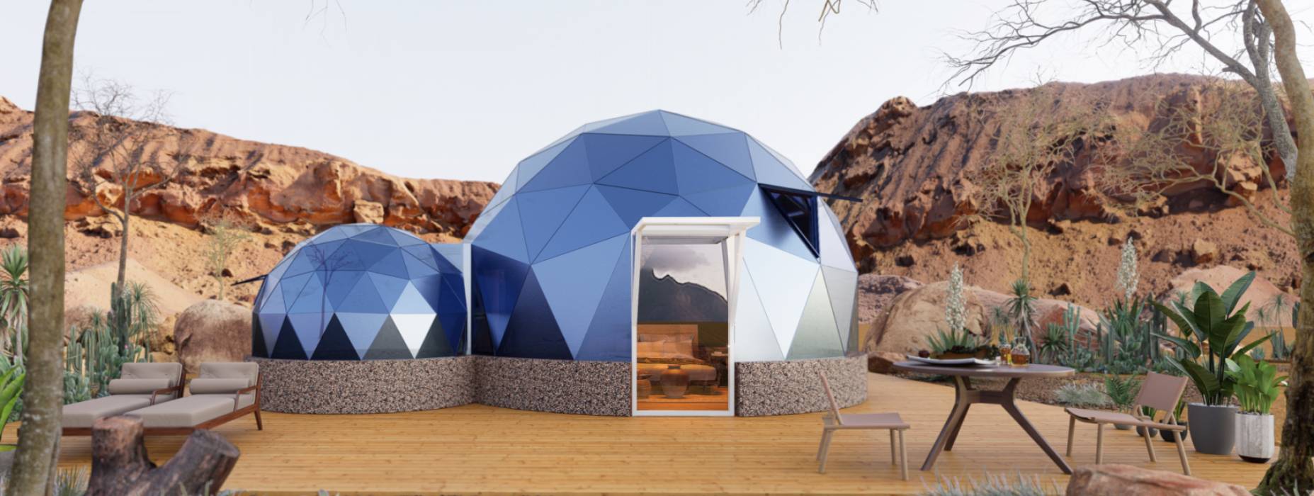 肇源县球形智能光伏玻璃星空房